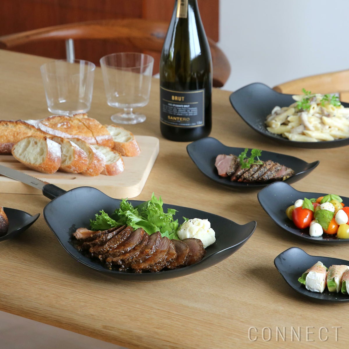 yumiko iihoshi porcelain （イイホシユミコ） bon appetit（ボナペティ）L ブラック