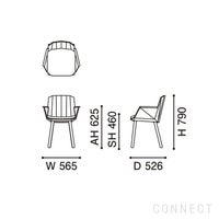 KARIMOKU NEW STANDARD（カリモク ニュースタンダード） / COLOUR WOOD ARMCHAIR（カラーウッドアームチェア)