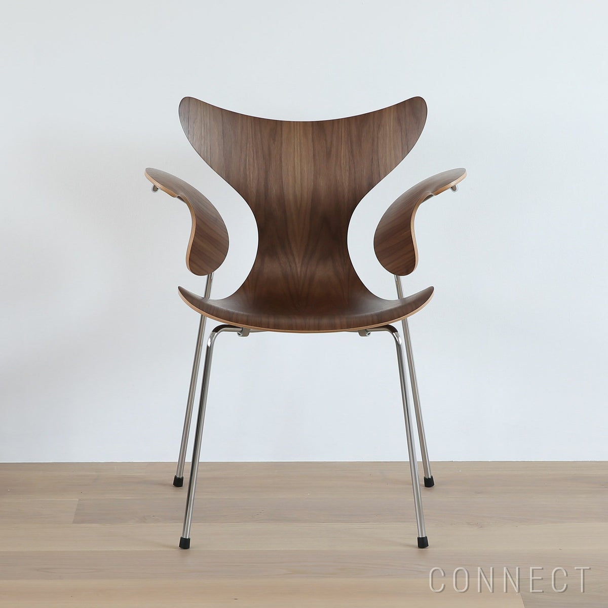 Fritz Hansen(フリッツ ハンセン) LILY（リリー） ナチュラルウッド　ウォルナット　アームチェア 【50周年アニバーサリーモデル】