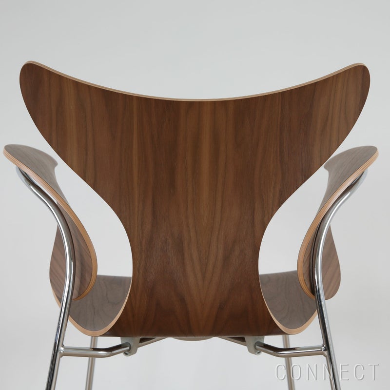 Fritz Hansen(フリッツ ハンセン) LILY（リリー） ナチュラルウッド　ウォルナット　アームチェア 【50周年アニバーサリーモデル】