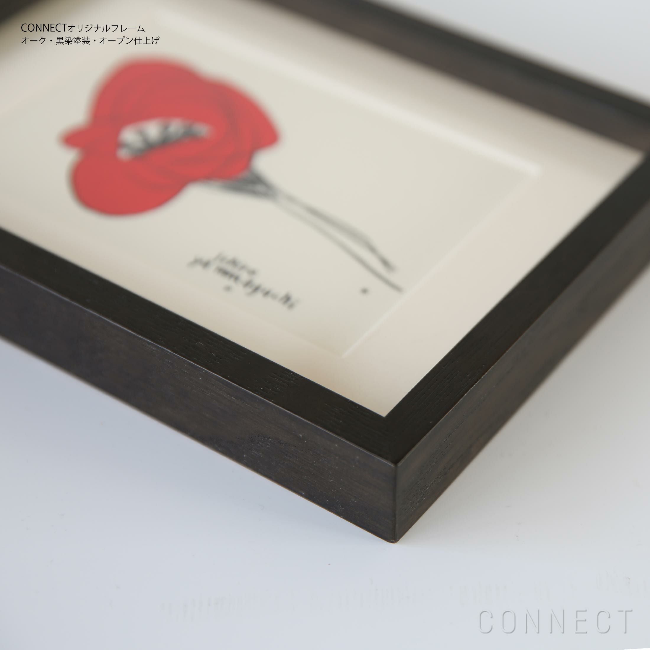 販売終了］【 数量限定 】山口一郎 シルクスクリーン 「赤いHANA