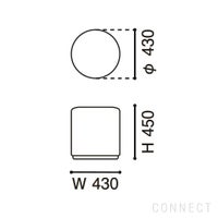 KARIMOKU NEW STANDARD（カリモク ニュースタンダード） / ELEPHANT POUF TASK（エレファントプーフ タスク）/ High / Pale Natural