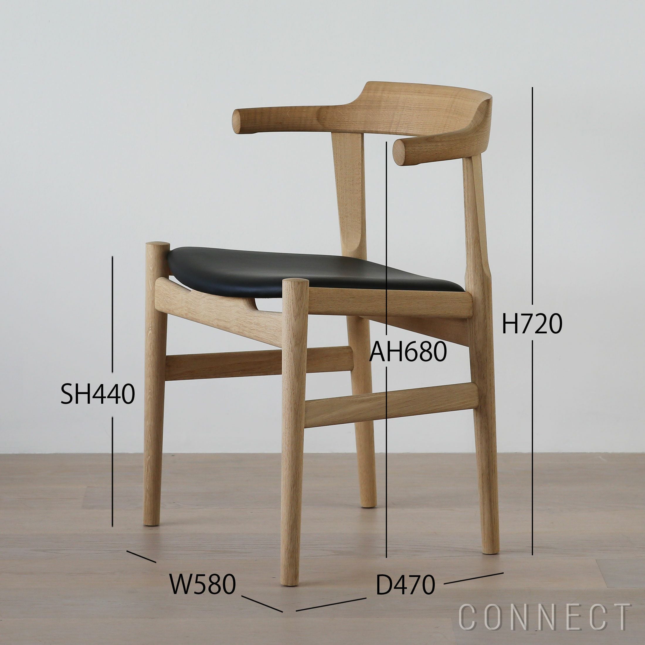 PP Mobler（PPモブラー） / PP58 チェア / オーク材・ソープ仕上げ