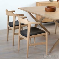 PP Mobler（PPモブラー） PP58 チェア / ビーチ材・ソープフィニッシュ / エルモソフトレザー / ブラック