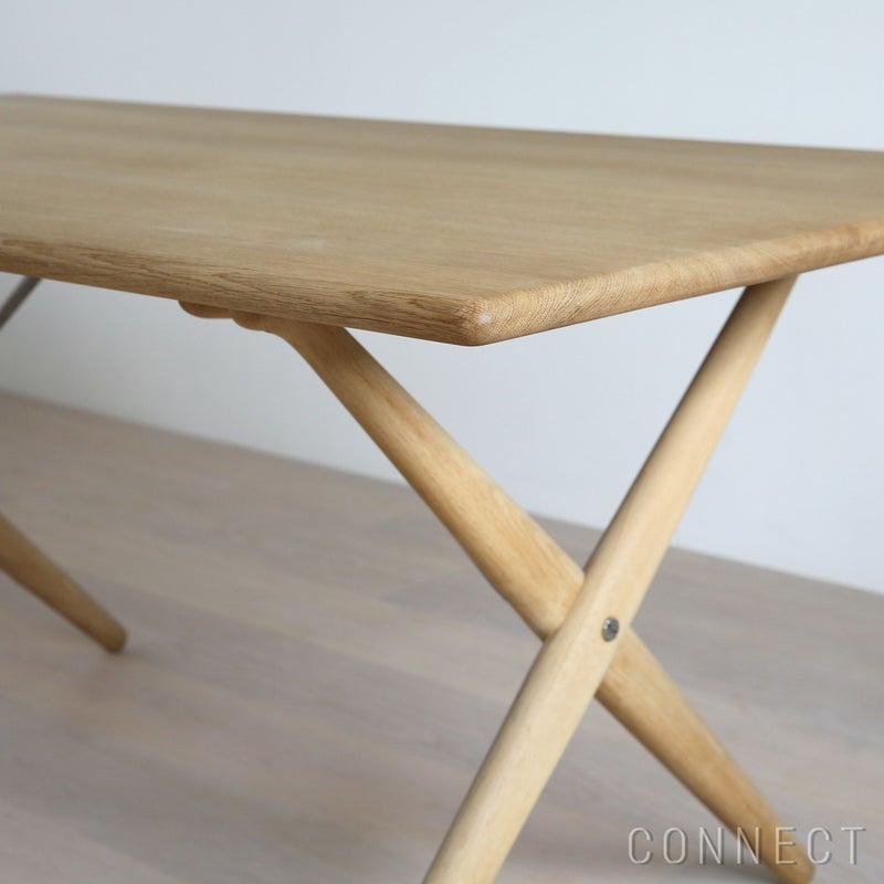PP Mobler（PPモブラー） / PP85/160 Cross Legged Table（クロスレッグドテーブル） / オーク材・ソープ仕上げ