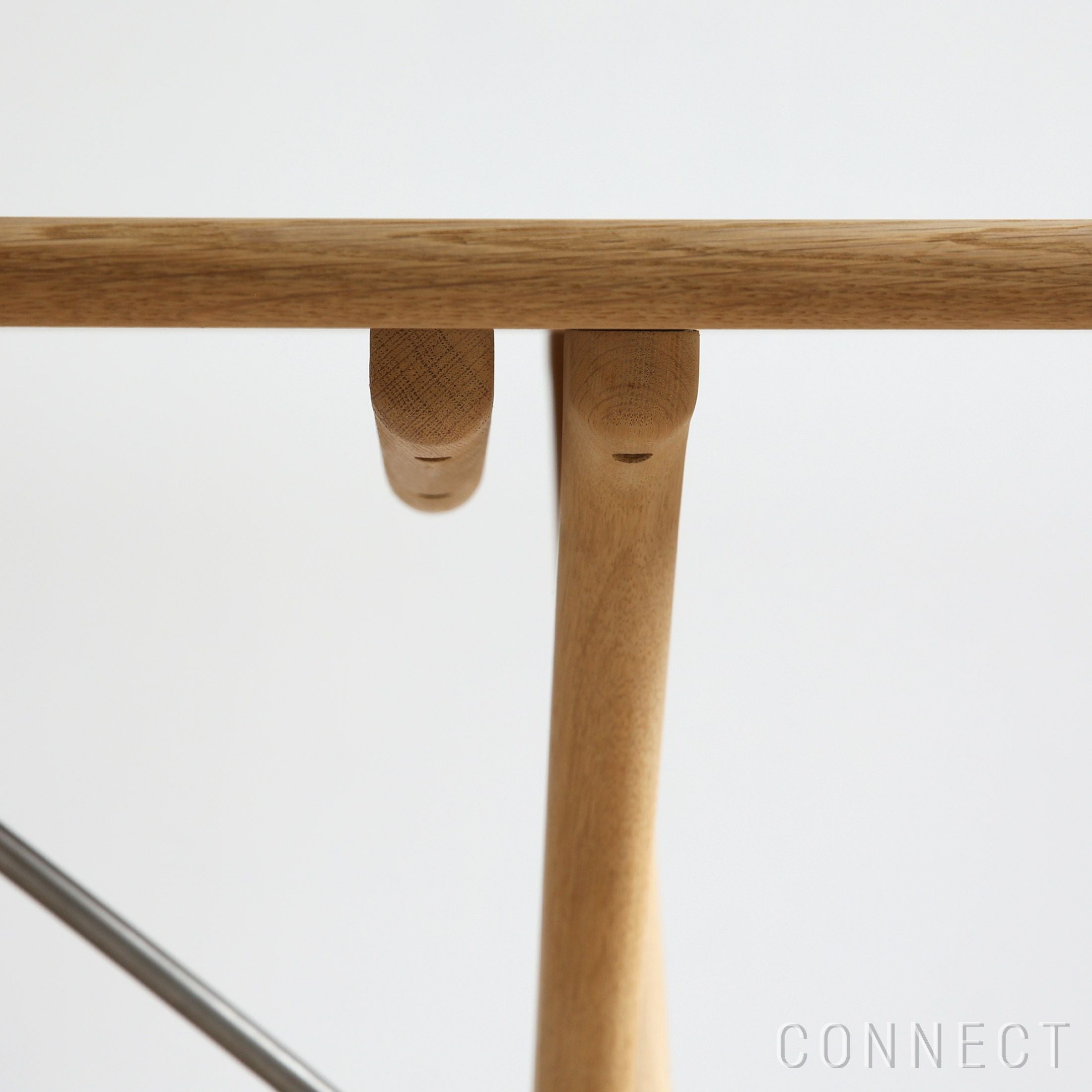 HR858TECHNA テクナ　北欧テイスト　一枚板　テーブル　テーパーレッグ PP Mobler（PPモブラー） / PP85/160 Cross Legged Table（クロス