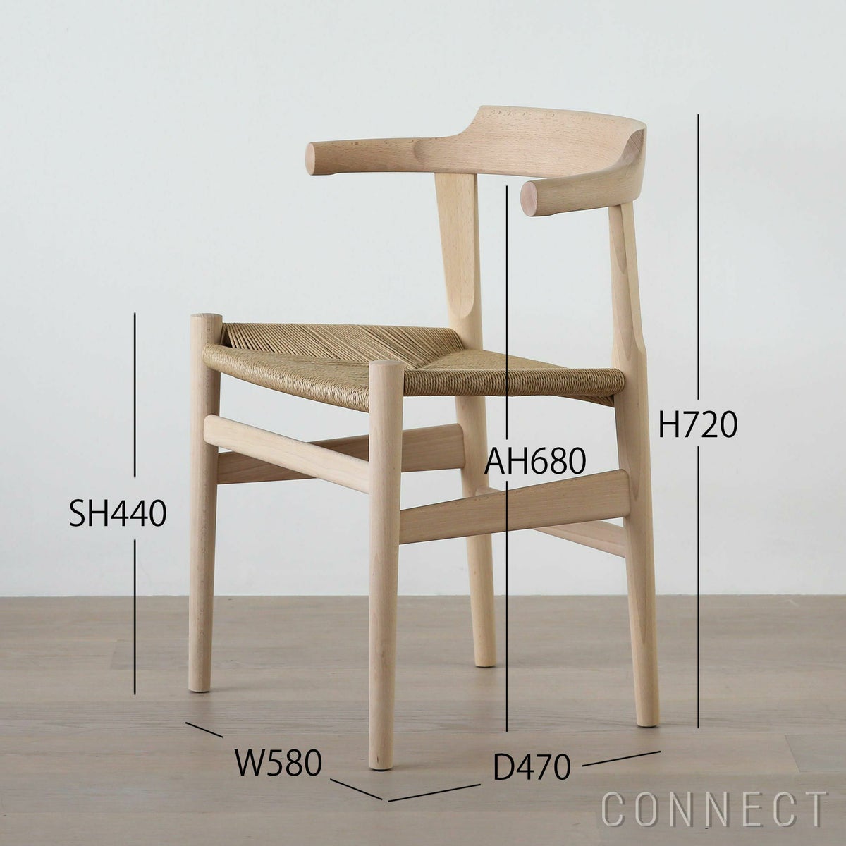 PP Mobler（PPモブラー） / PP68 チェア / ビーチ材・ソープ仕上げ