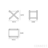 CARL HANSEN&SON （カールハンセン＆サン） BM5768 / DECK CHAIR SERIES フットスツール / チーク材