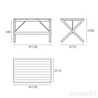 CARL HANSEN&SON （カールハンセン＆サン） BM3670 / DECK CHAIR SERIES ダイニングテーブル / チーク材