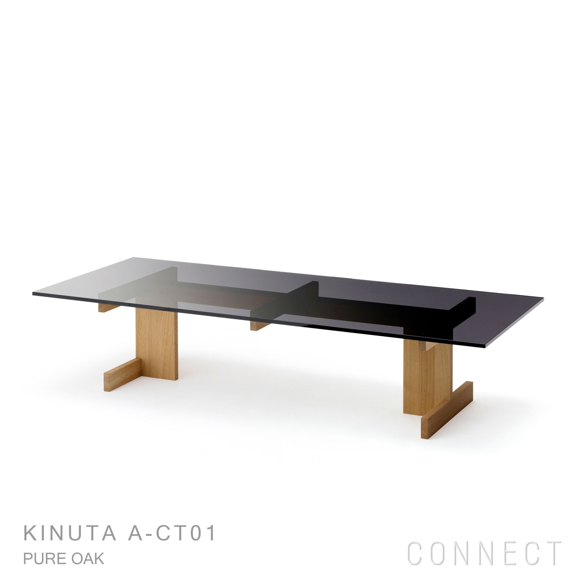 Karimoku Case｜ASHIZAWAコーヒーテーブル ガラス天板 KINUTA A-CT01