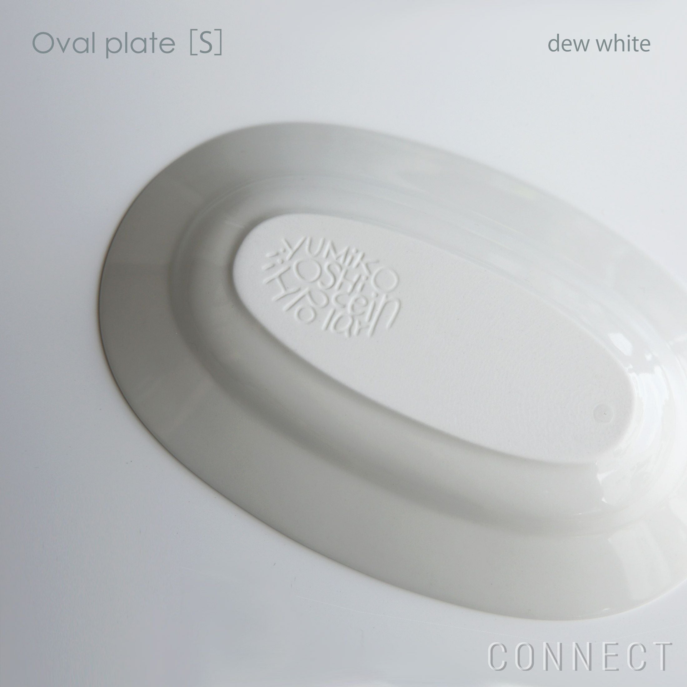 yumiko iihoshi porcelain（イイホシユミコ） / Oval plate S