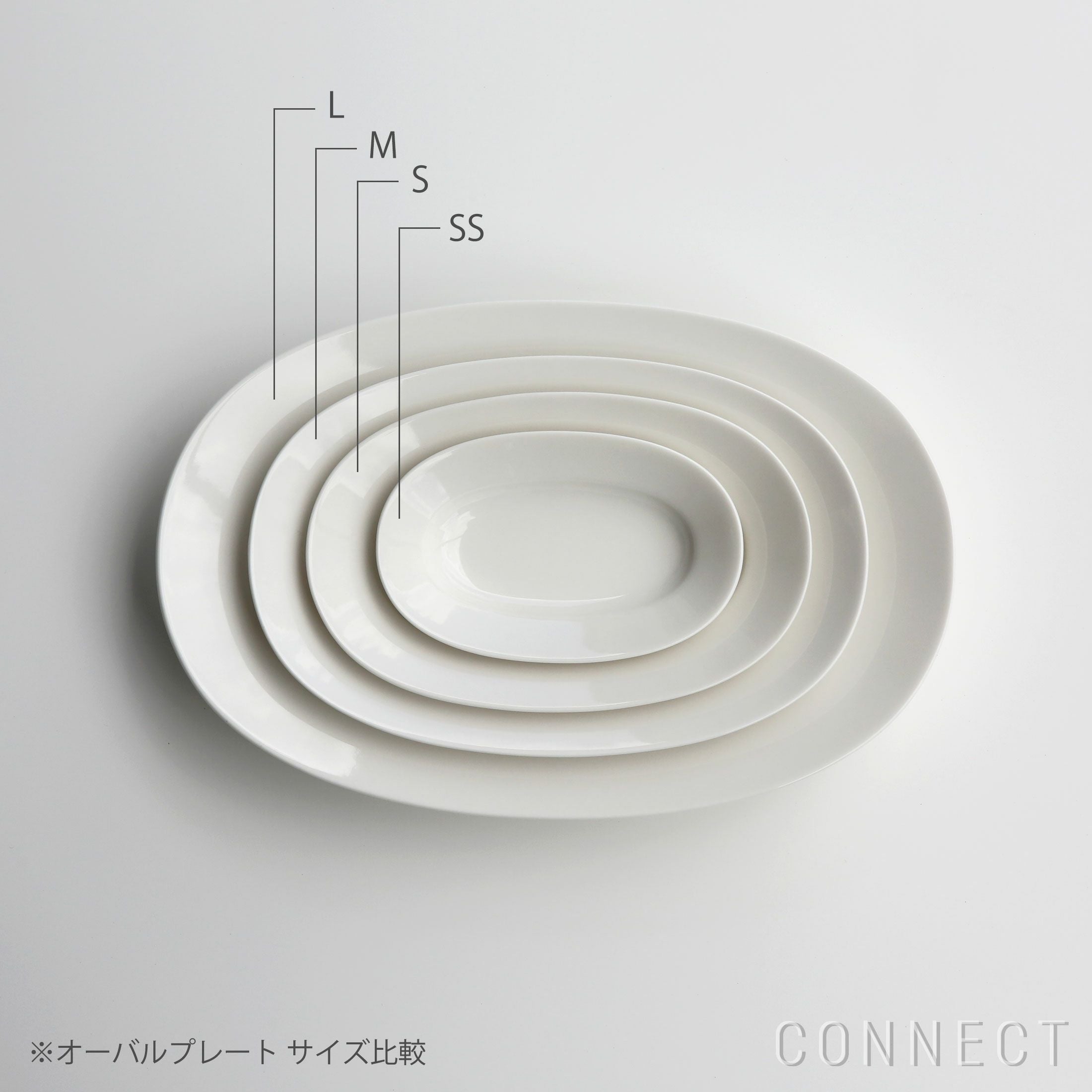 yumiko iihoshi porcelain（イイホシユミコ） / Oval plate M