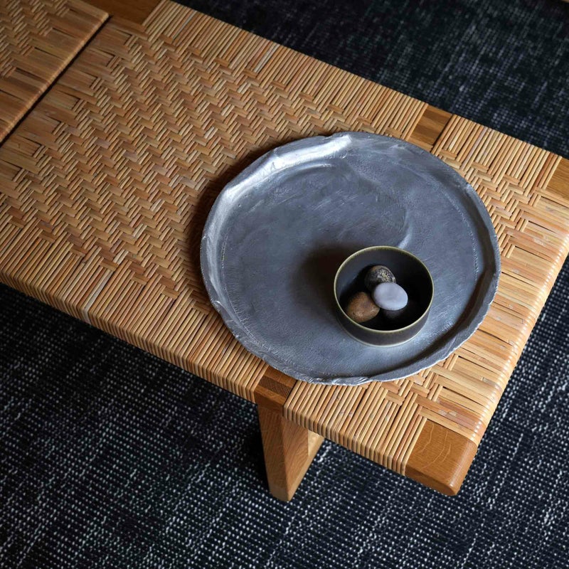 CARL HANSEN & SON（カール・ハンセン＆サン）/BM0488 コーヒーテーブル/オーク材・オイル仕上げ・籐張り（ラタン）/サイドテーブル