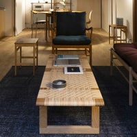 CARL HANSEN & SON（カール・ハンセン＆サン）/BM0488 コーヒーテーブル/オーク材・オイル仕上げ・籐張り（ラタン）/サイドテーブル