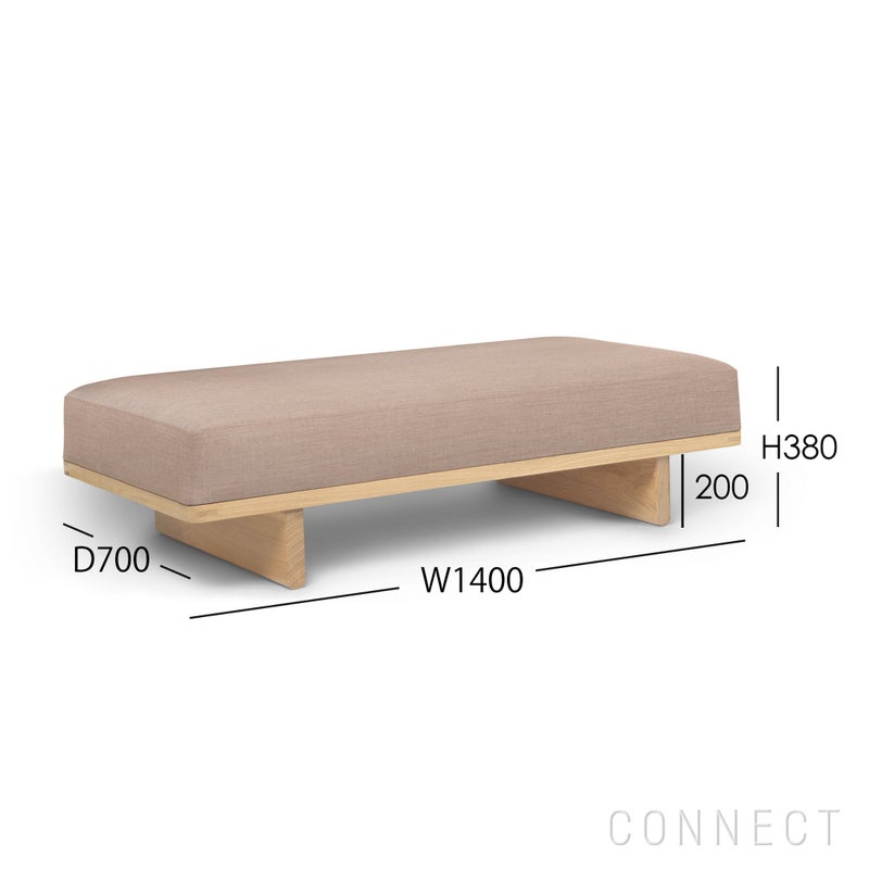 CARL HANSEN & SON（カール・ハンセン＆サン）/BM0865 Daybed（デイベッド）/オーク材・オイル仕上げ・fabric group 1 Canvas（キャンバス）