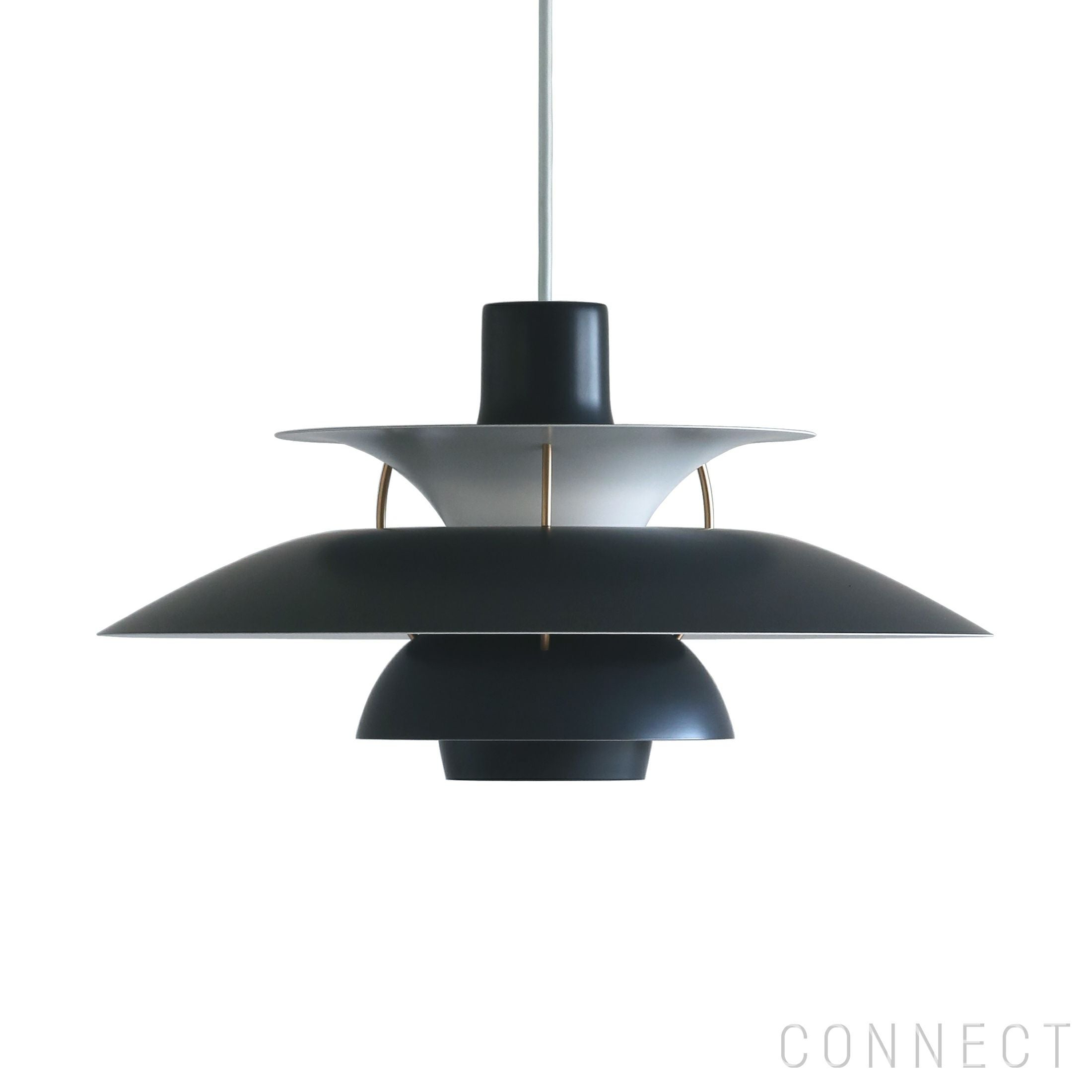 Louis Poulsen｜PH 5 ダークグレー/ライトグレー ペンダントラント