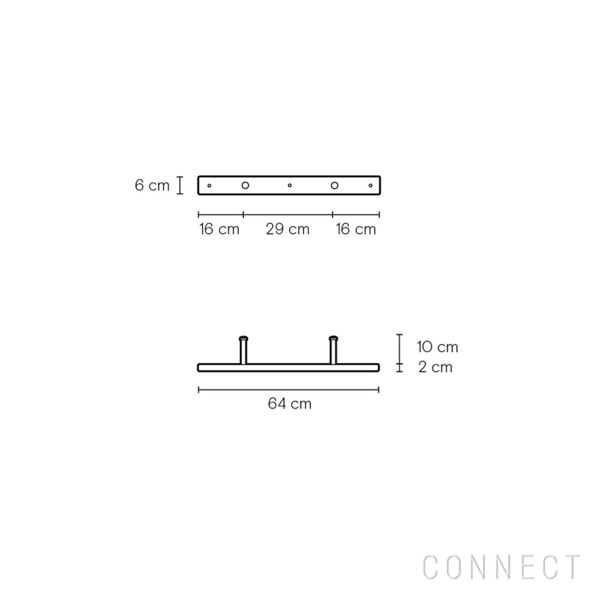 CARL HANSEN&SON （カールハンセン＆サン） BM5270S / DECK CHAIR SERIES ウォールマウント（壁掛け用フック）Sサイズ / チーク材