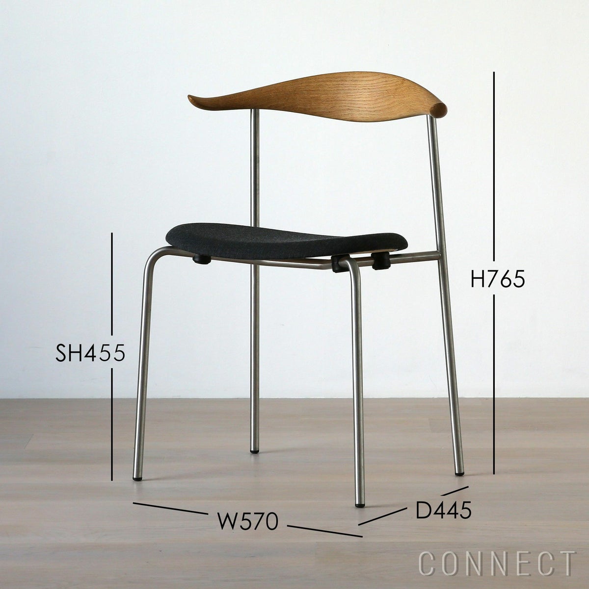 CARL HANSEN & SON（カール・ハンセン＆サン） / CH88P / オーク材・ソープ仕上げ・Remix 173 / ダイニングチェア