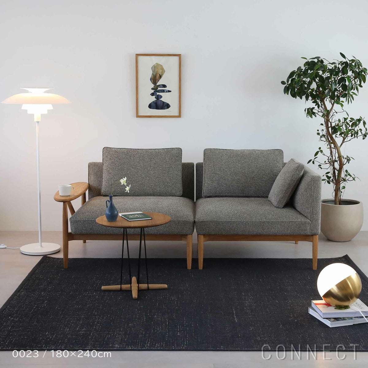 Kvadrat（クヴァドラ） / Kanon（カノン） / 7230000（180cm×240cm） / ラグ