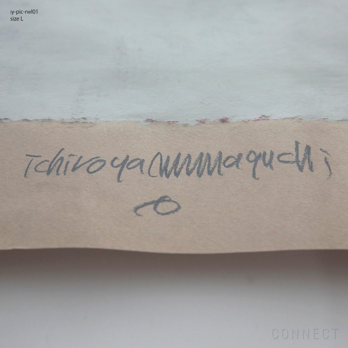 山口一郎 / Lサイズ（W660×H885mm） / 赤と白 / iy-pic-rwl01