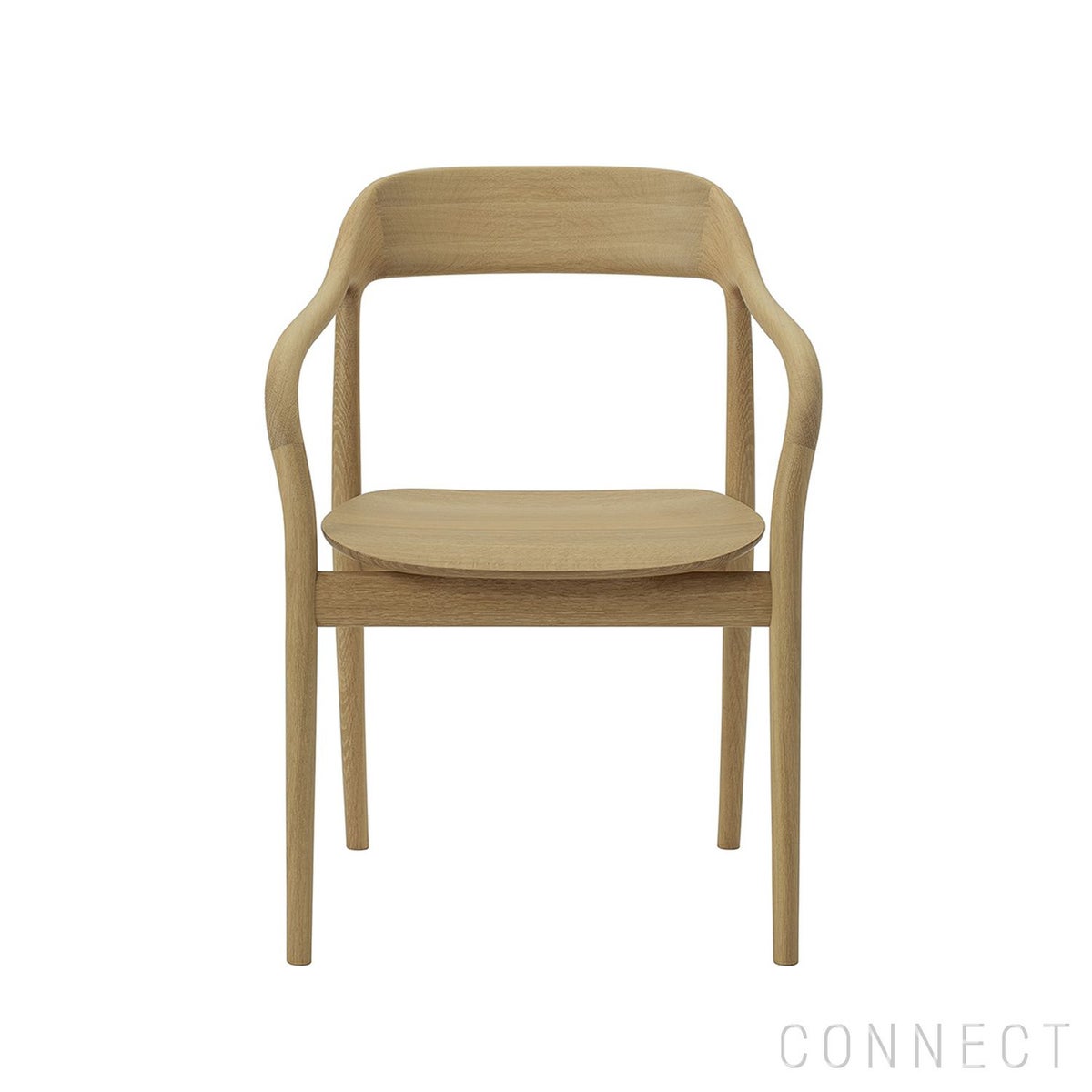 MARUNI COLLECTION（マルニコレクション） / Tako / アームチェア / オーク材 / ウレタン樹脂塗装（ナチュラルホワイト）