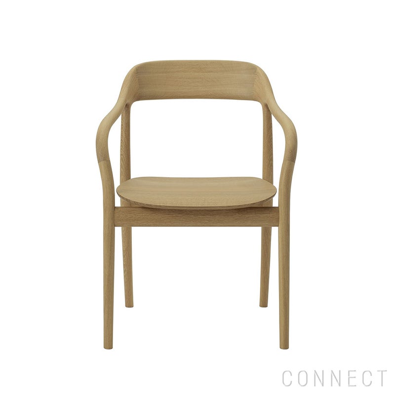 MARUNI COLLECTION（マルニコレクション） / Tako / アームチェア / オーク材 / ウレタン樹脂塗装（ナチュラルホワイト）