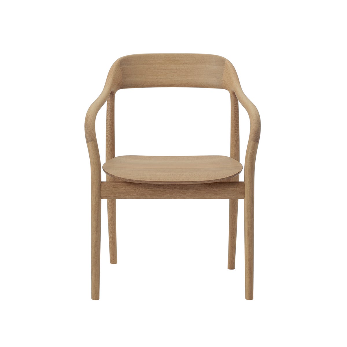 MARUNI COLLECTION（マルニコレクション） / Tako / アームチェア / オーク材 / ウレタン樹脂塗装（ナチュラルホワイト）