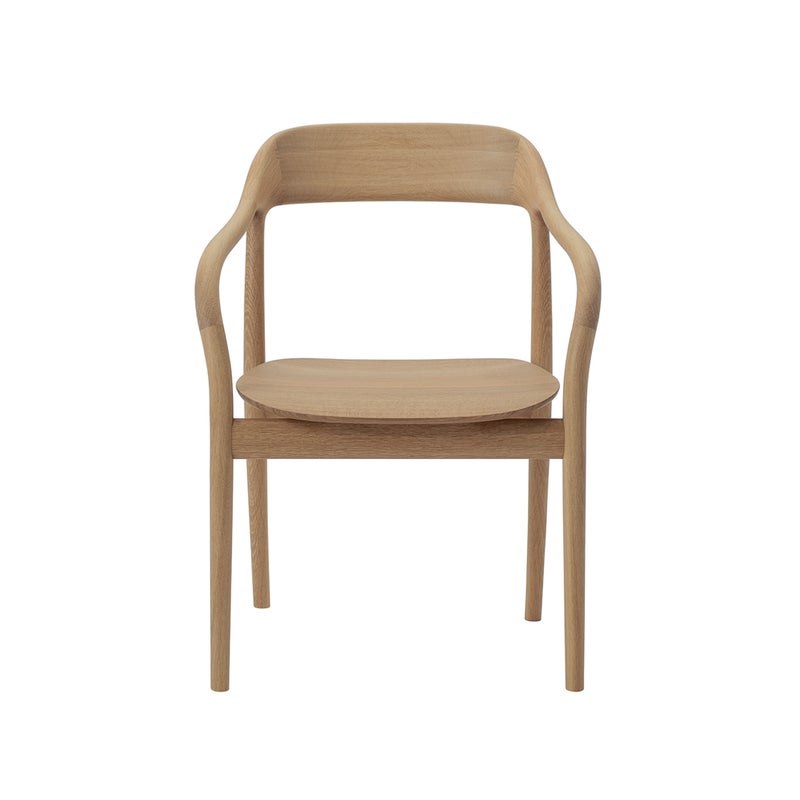 MARUNI COLLECTION（マルニコレクション） / Tako / アームチェア / オーク材 / ウレタン樹脂塗装（ナチュラルホワイト）