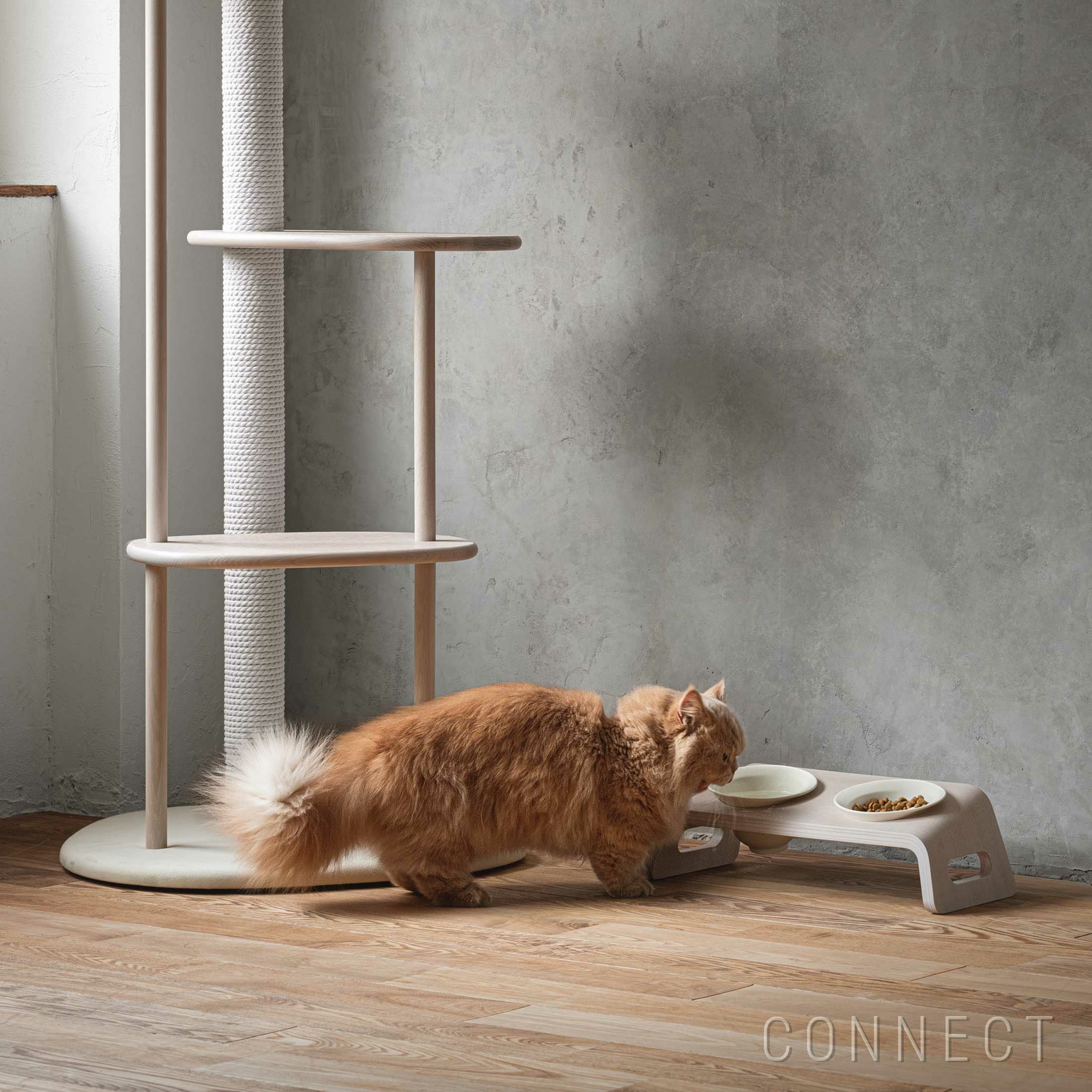 KARIMOKU CAT TABLE（カリモクキャット テーブル） / 食器台 / フード