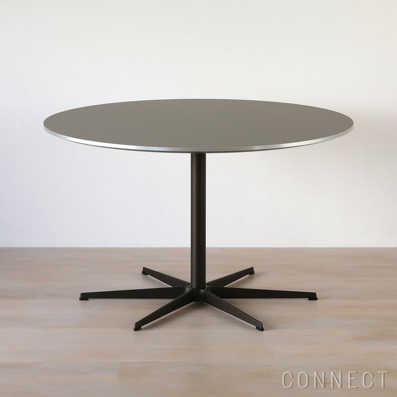 FRITZ HANSEN（フリッツ・ハンセン） / TABLE SERIES（テーブルシリーズ）A825 / 円テーブル / グレー / ブラウンブロンズ脚 / Ø120cm