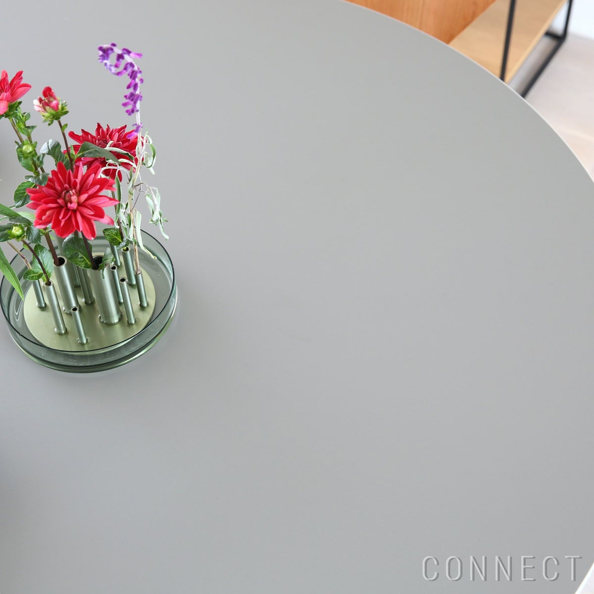 FRITZ HANSEN（フリッツ・ハンセン） / TABLE SERIES（テーブルシリーズ）A825 / 円テーブル / グレー / ブラウンブロンズ脚 / Ø120cm