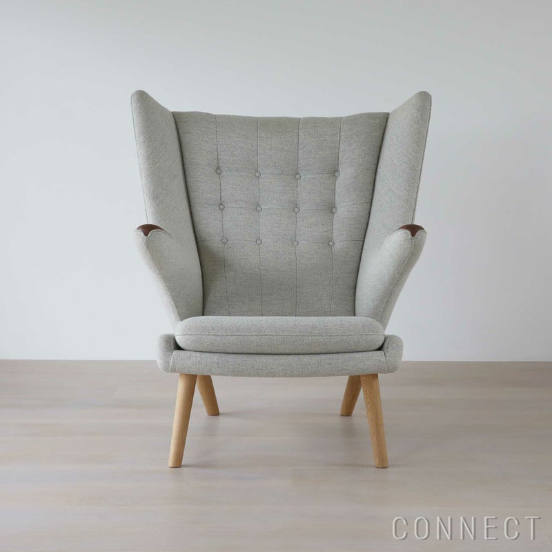 PP Mobler（PPモブラー） / PP19（パパベア） イージーチェア / オーク材・ソープフィニッシュ /  ネイルチーク / STANDARD FABRIC Hallingdal ♯110（ハリンダル） / ラウンジチェア