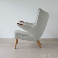 PP Mobler（PPモブラー） / PP19（パパベア） イージーチェア / オーク材・ソープフィニッシュ /  ネイルチーク / STANDARD FABRIC Hallingdal ♯110（ハリンダル） / ラウンジチェア