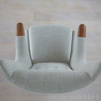 PP Mobler（PPモブラー） / PP19（パパベア） イージーチェア / オーク材・ソープフィニッシュ /  ネイルチーク / STANDARD FABRIC Hallingdal ♯110（ハリンダル） / ラウンジチェア