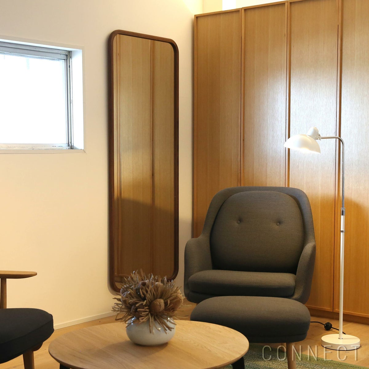 FREDERICIA（フレデリシア） / SILHOUETTE MIRROR（シルエットミラー） / ウォルナット材・オイル仕上げ / 70×180