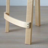 Artek（アルテック） / K65 ハイチェア / バーチ材・ ナチュラルラッカー仕上げ / 座面・ブラックリノリウム / スツール