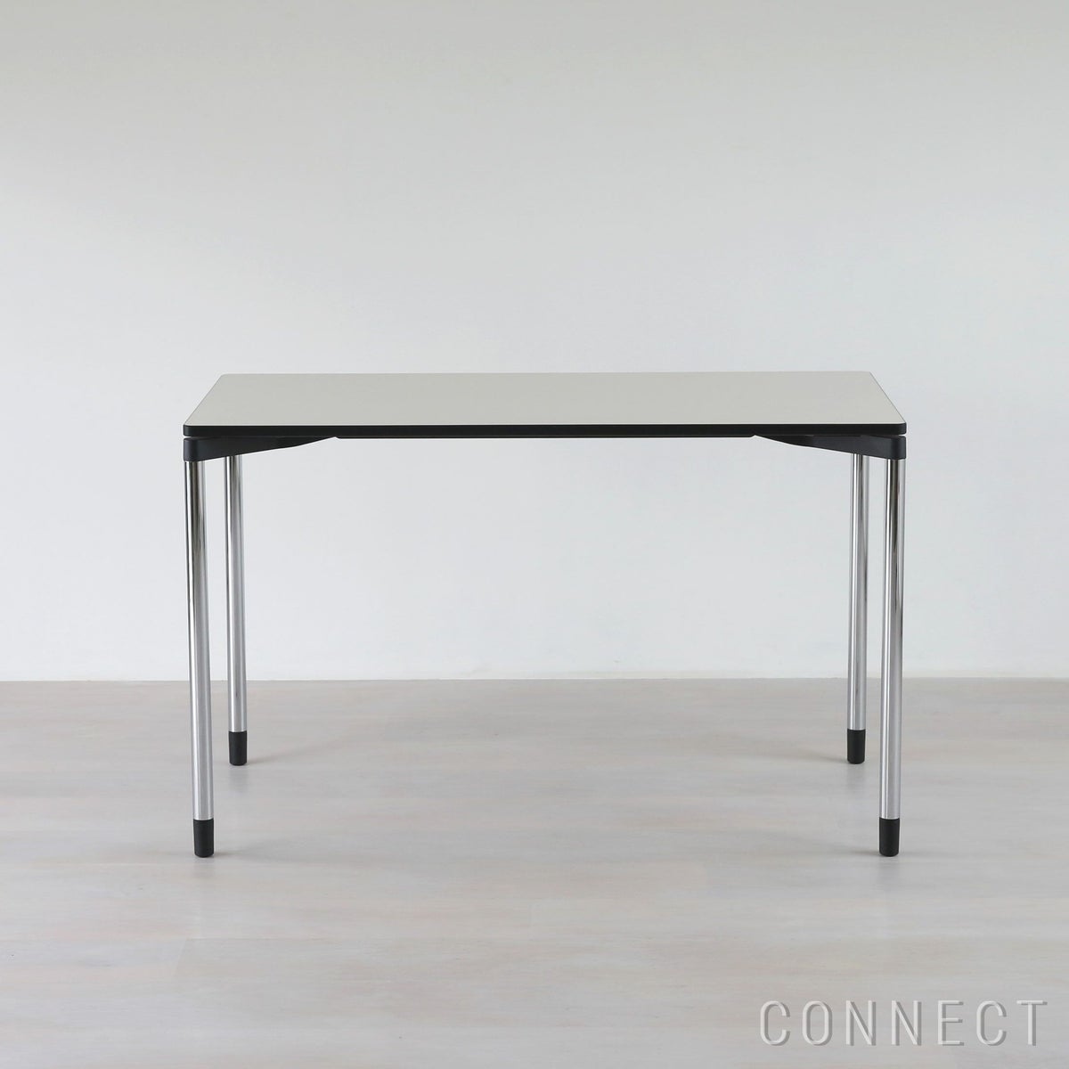 Vitra（ヴィトラ） / Map Table （マップテーブル）長方形 W1200 / ソフトライト天板 / クローム脚・ポリッシュ仕上げ・グライド付き / デスク