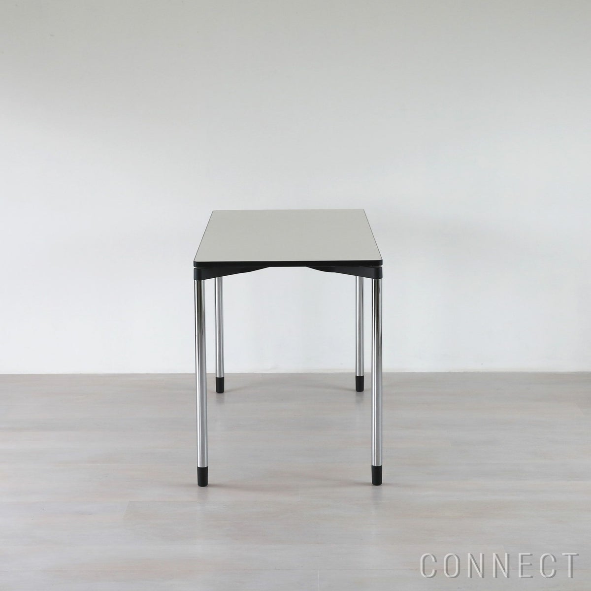 Vitra（ヴィトラ） / Map Table （マップテーブル）長方形 W1200 / ソフトライト天板 / クローム脚・ポリッシュ仕上げ・グライド付き / デスク