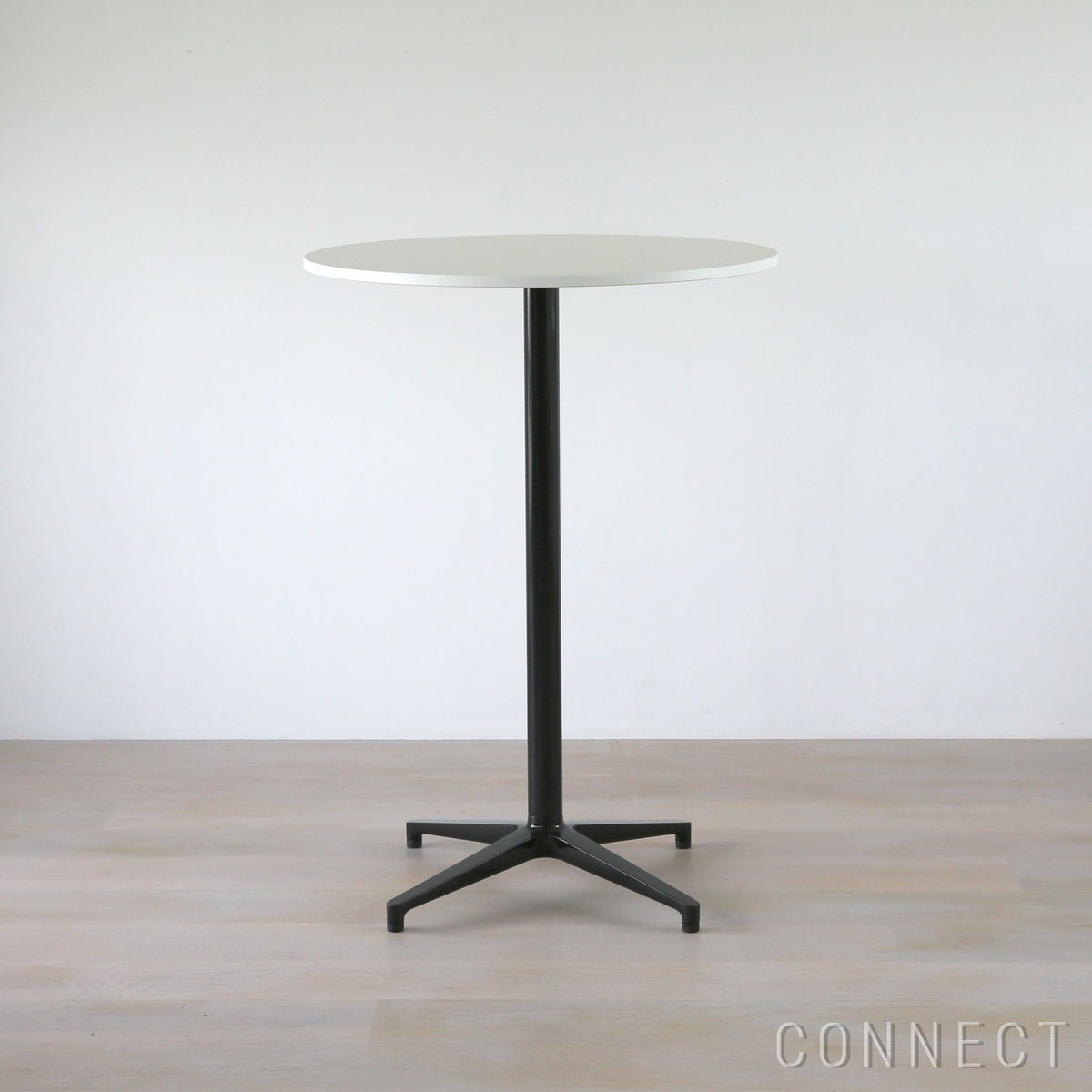 Vitra（ヴィトラ） / Bistro Stand-up Table（ビストロ スタンドアップテーブル）Φ796 / メラミンホワイト天板 / ベーシックダーク脚・スムース仕上げ / ラウンドテーブル