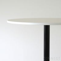 Vitra（ヴィトラ） / Bistro Stand-up Table（ビストロ スタンドアップテーブル）Φ796 / メラミンホワイト天板 / ベーシックダーク脚・スムース仕上げ / ラウンドテーブル