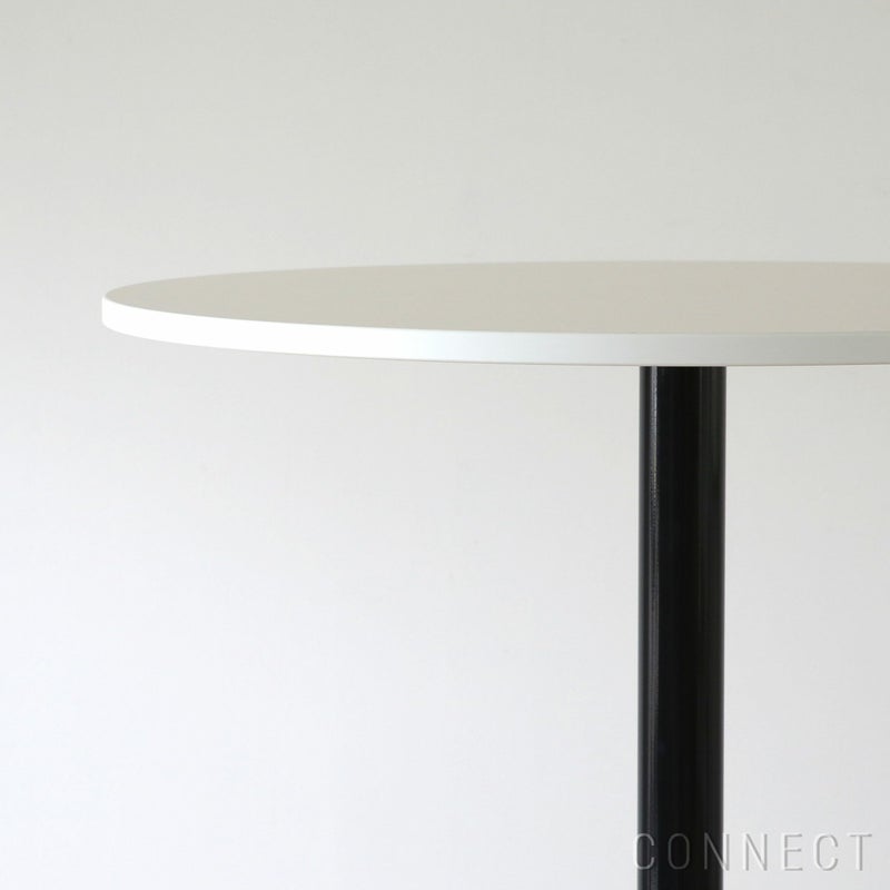 Vitra（ヴィトラ） / Bistro Stand-up Table（ビストロ スタンドアップテーブル）Φ796 / メラミンホワイト天板 / ベーシックダーク脚・スムース仕上げ / ラウンドテーブル