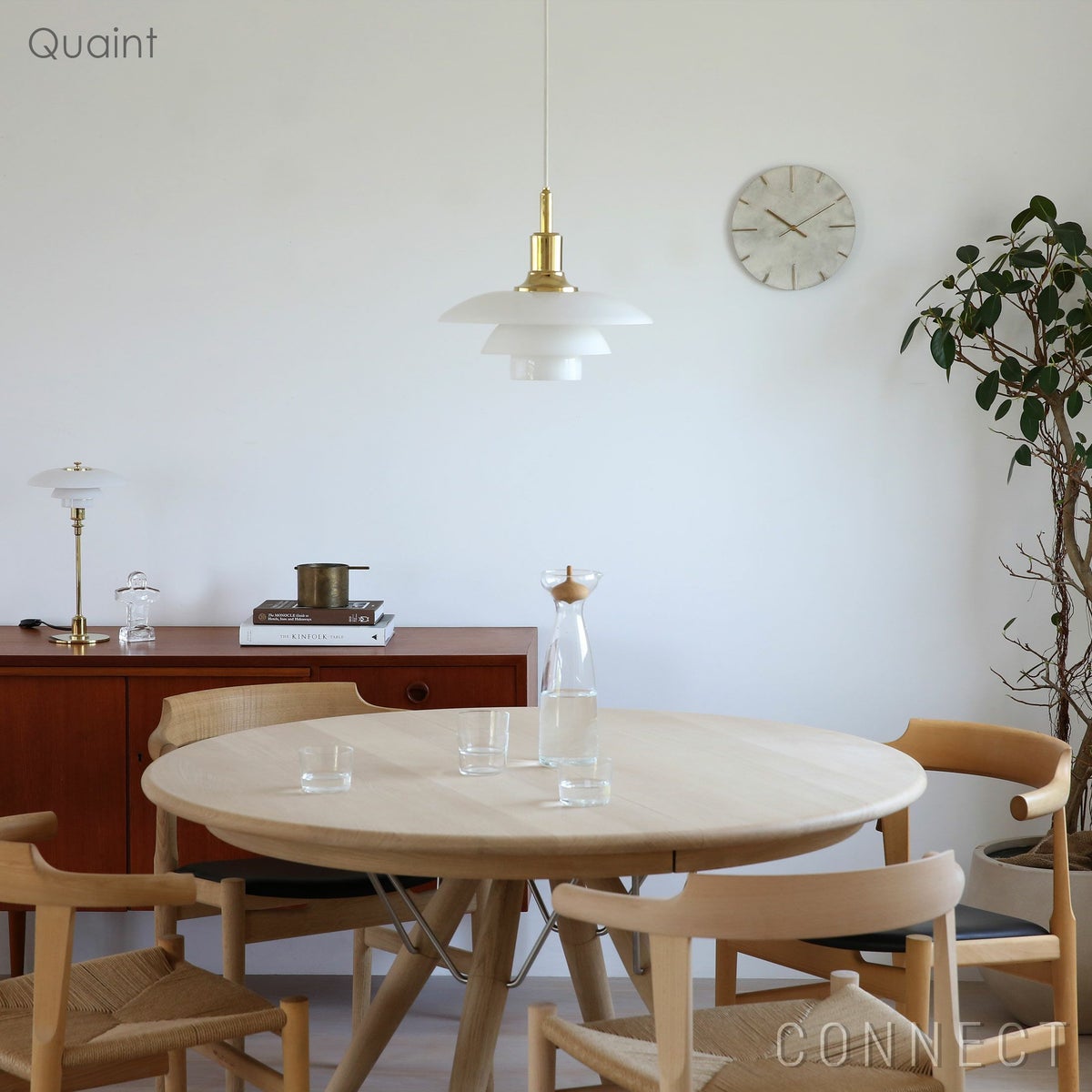 LEMNOS ( レムノス ) / Quaint（クエィント） / 斑紋純銀色 / 掛け時計