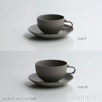 yumiko iihoshi porcelain （イイホシユミコ） / SHIONARI（シオナリ） / saucer（ソーサー） / グレー