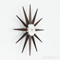 Vitra（ヴィトラ） / Wall Clocks（ウォールクロック） / Sunburst Clock（サンバースト クロック） / Walnut / 掛け時計