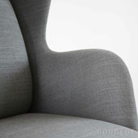 FRITZ HANSEN（フリッツ・ハンセン） / RO（ロオチェア） / ラウンジチェア / ウッドベース / Sunniva 242（スニバ）グレー