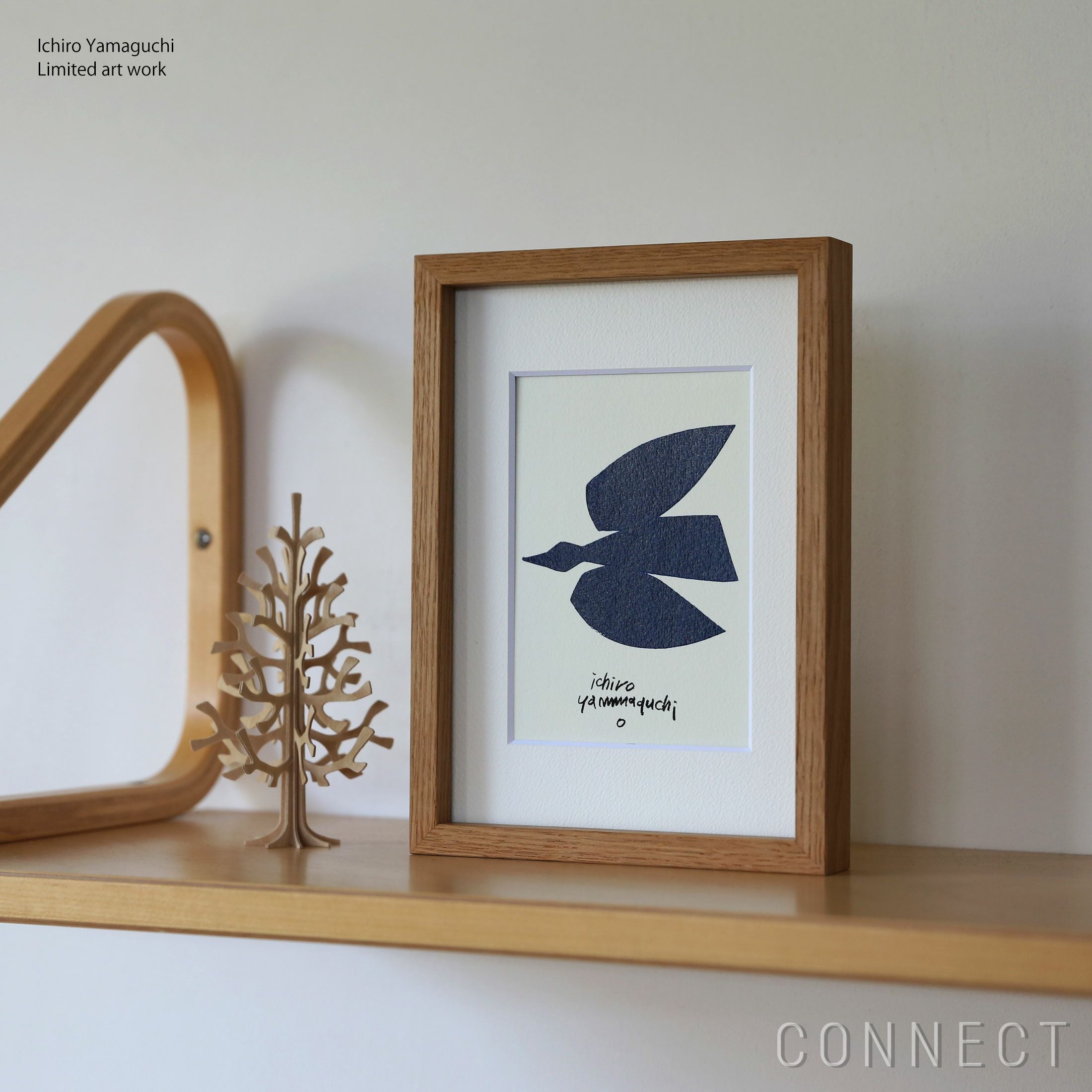 販売終了］【 数量限定 】山口一郎 シルクスクリーン 「Blue Bird