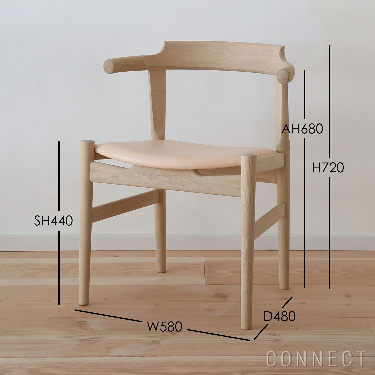 PP Mobler（PPモブラー） / PP58 チェア / オーク材・ソープ仕上げ