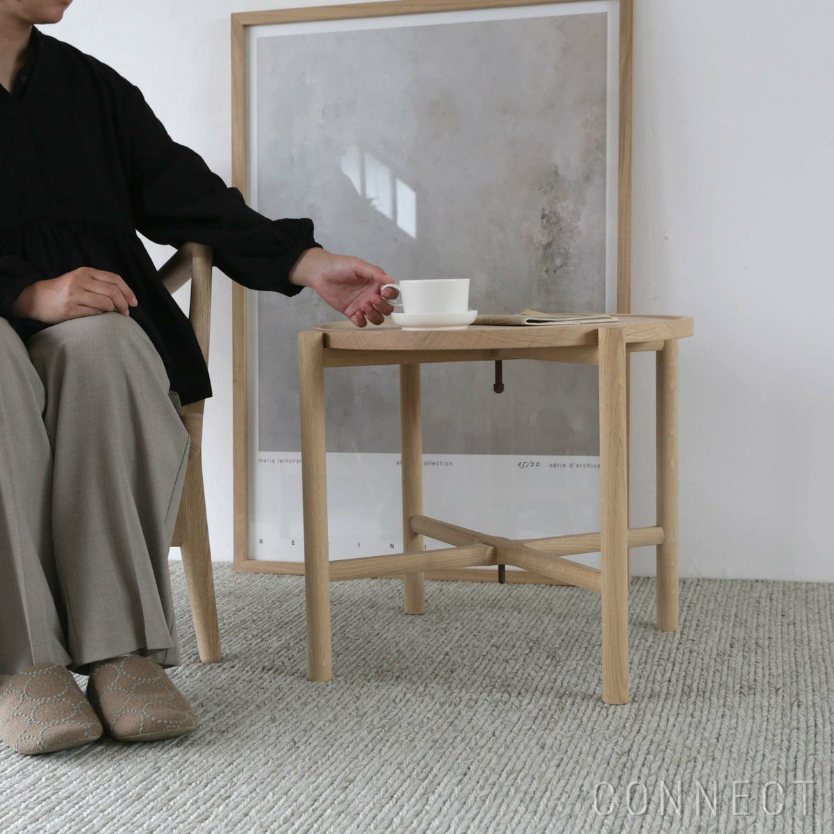 PP Mobler（PPモブラー） / PP35 Tray Table（トレイテーブル） / アッシュ材・ソープ仕上げ