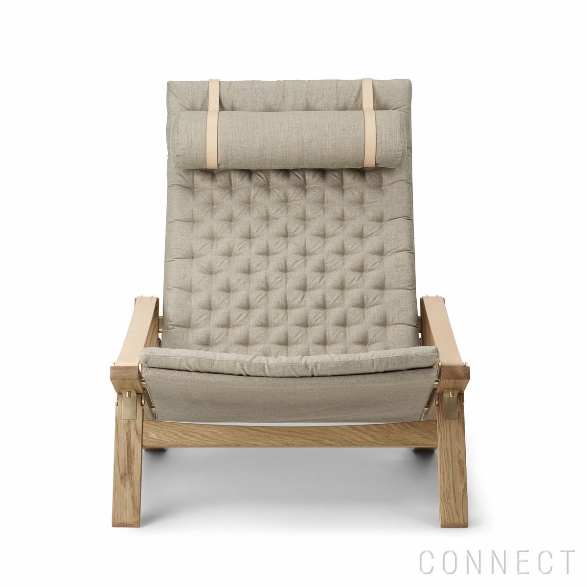 CARL HANSEN & SON（カール・ハンセン＆サン） / FK10 PLICO CHAIR（プリコチェア） / オーク材・オイル仕上げ・ナチュラルキャンバス / ラウンジチェア