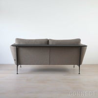 Vitra（ヴィトラ） / Suita Sofa 2-Seater back cushion Classic（ スイタ ソファ 2シーター バック クッション クラシック）トレー付き / Dumet 17 sand melange / ベーシックダーク脚・パウダーコート仕上げ
